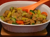 Easy Chicken Sausage and Sauteed Veggies